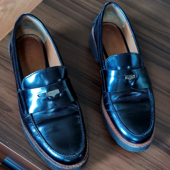 Coach Shoes - Coach Penny loafers Black